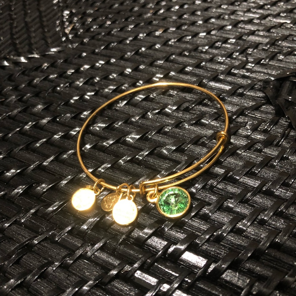 Alex and Ani gold plated bracelet